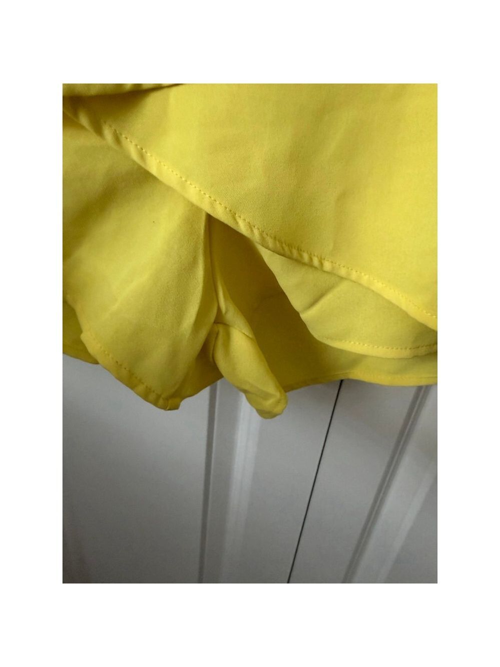 DOKOTOO Yellow Tiered Romper S - Picture 5 of 9